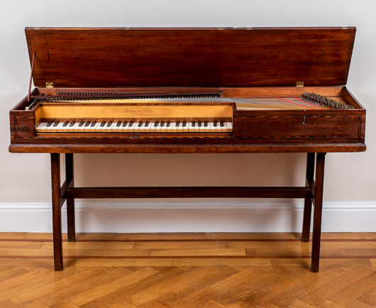 Square piano by Longman and Broderip