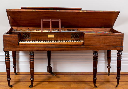 Square piano by Clementi and Co